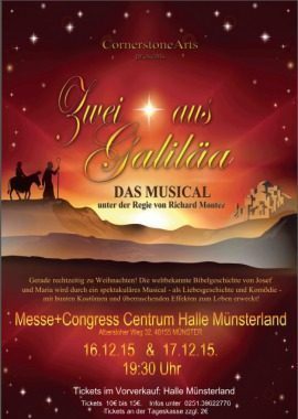 MUSICAL- Zwei aus Galiläa, Großveranstaltung, Münster (Halle Münsterland), Nordrhein-Westfalen