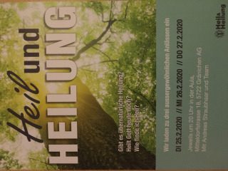 Heil und Heilung, besonderer Gottesdienst, Gränichen, Aargau
