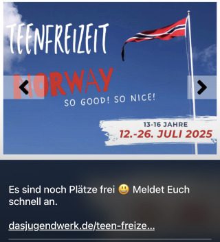 Jugendfreizeit Norwegen 🇳🇴, Freizeit, Biedenkopf, Hessen