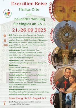 Single Reise nach Italien im September 3025, Freizeit, Manoppello, Nordrhein-Westfalen