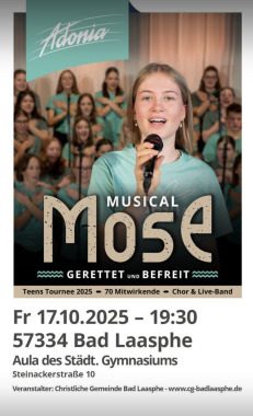 Kinder und Jugend Musical, Konzert, Bad Laasphe, Nordrhein-Westfalen