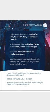 CT-Tanzabend Marburg, Party, Marburg, Hessen