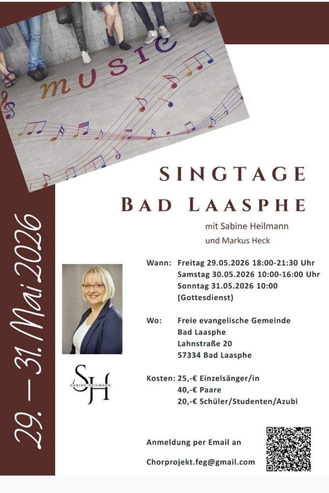 Singtage in Bad Laasphe! - Seminar - Bad Laasphe