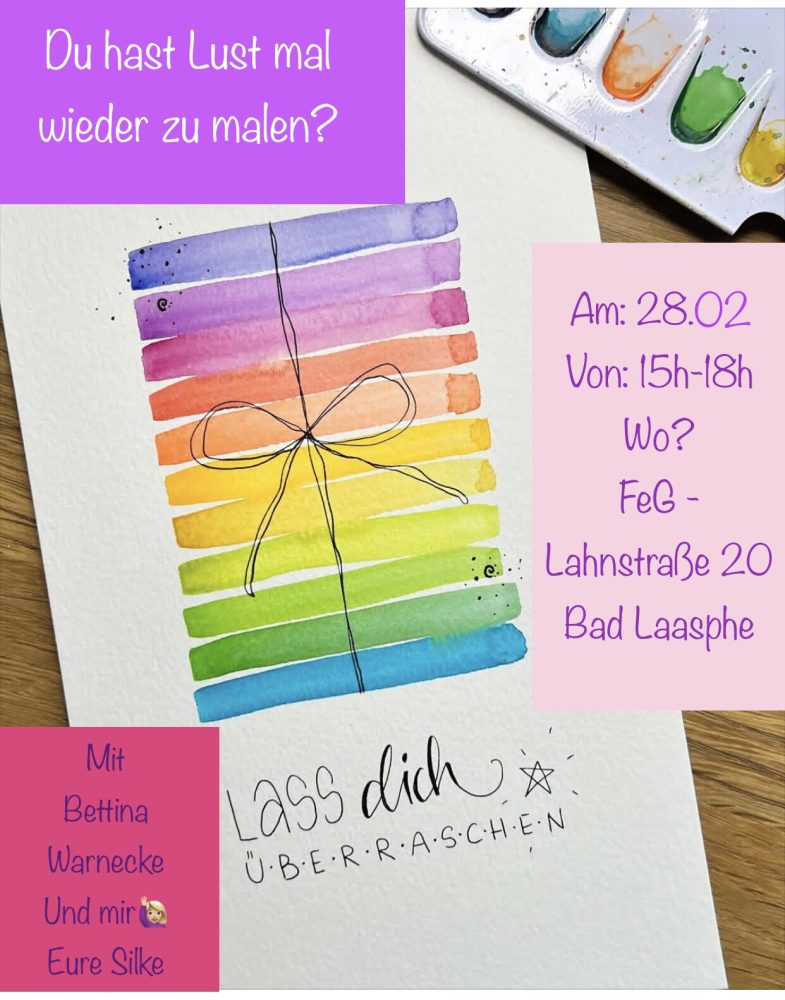 Malen macht G.L.Ü.C.K.L.I.C.H❣️ - Seminar - Bad Laasphe