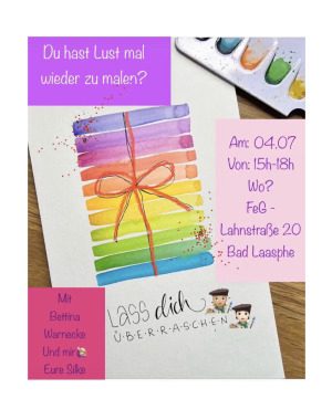 Malen 🧑🏻‍🎨 macht ✏️  G.L.Ü.C.K.L.I.C.H❣️❣️❣️, Freizeit, Bad Laasphe, Nordrhein-Westfalen
