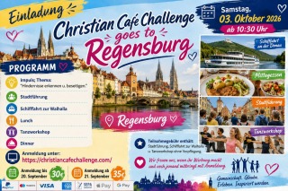 Christian Café Challenge goes to Regensburg am 03. Oktober 26, Gruppenevent, R, Bayern